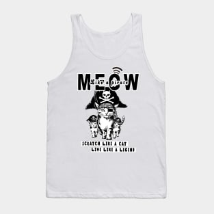 Cute Pirate Cats Walking T-Shirt 02 Tank Top